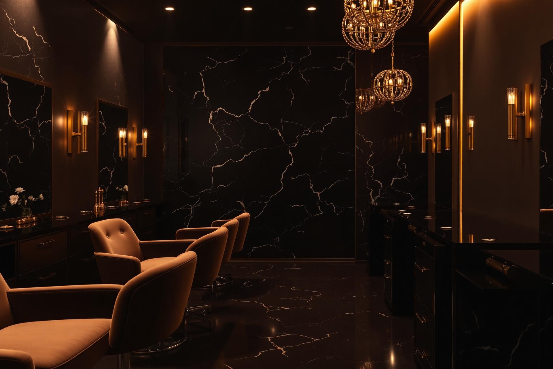 J&J Studio Nails Spa luxurious interior